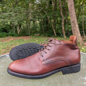 Men's Arkbird Brown Leather Oxford Ankle Boots Shoes Size 12